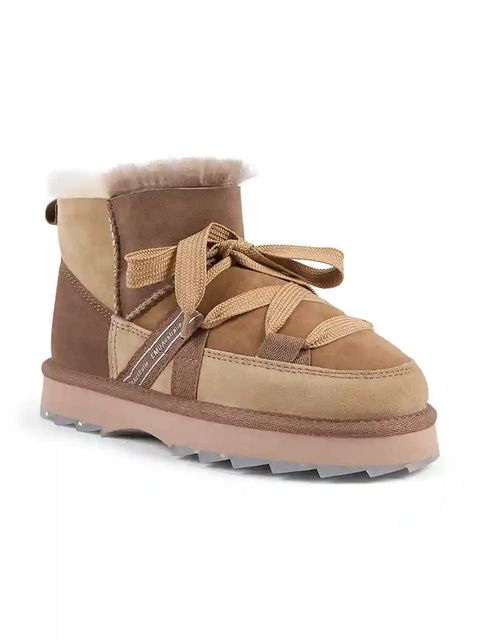 Emu Australia śniegowce Blurred Micro Patchwork kolor brązowy W13195 - zdjęcie produktu nr 2