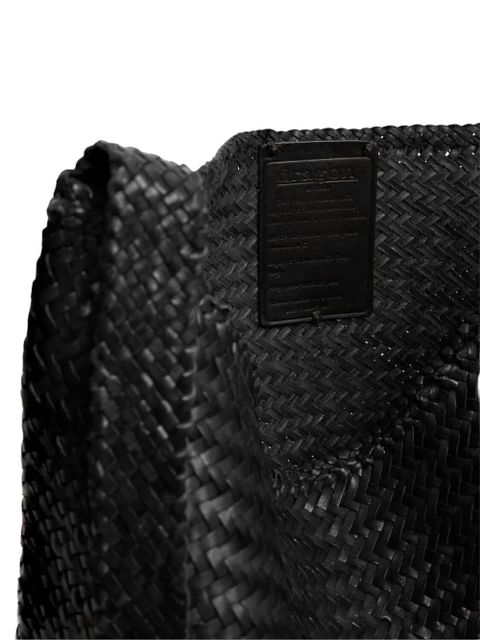 DRAGON DIFFUSION Ars woven leather shoulder bag - Black
