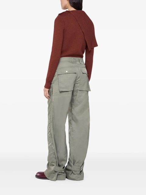 Rabanne wool jumper - Brown