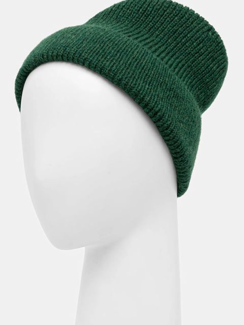 Answear.LAB czapka z wełną merino kolor zielony