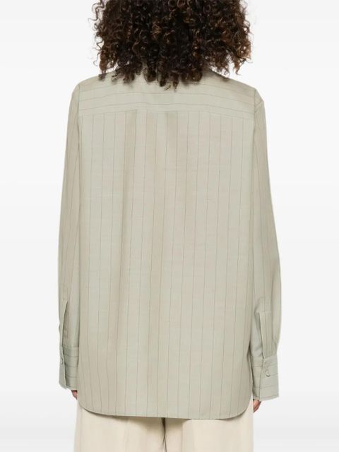 Jil Sander pinstriped shirt - Green