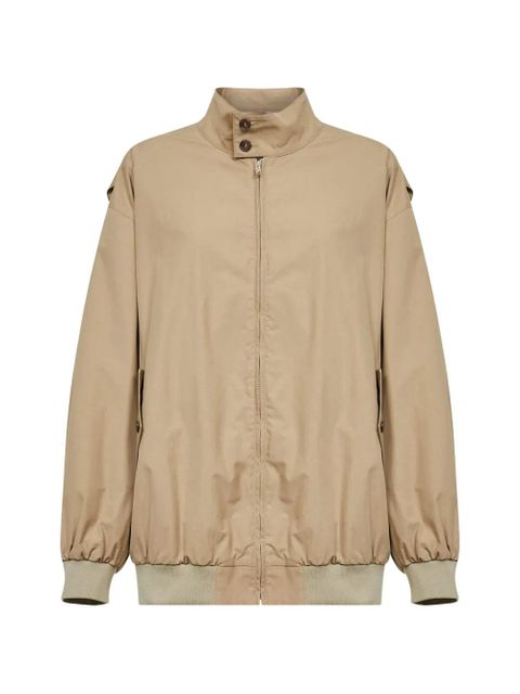 MM6 Maison Margiela zip-up bomber jacket - Neutrals - zdjęcie produktu nr 1