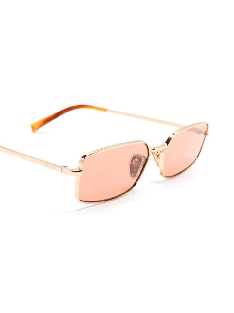 Prada Eyewear rectangle-frame sunglasses - Gold