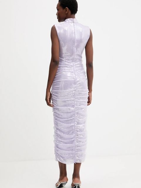 Rotate sukienka kolor fioletowy maxi dopasowana 1143541657 - zdjęcie produktu nr 2