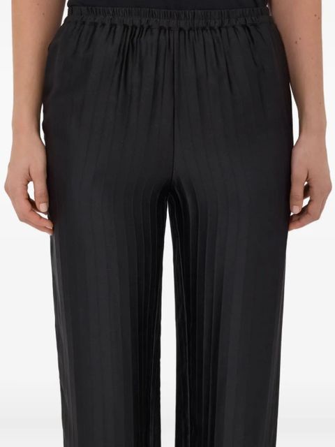 LouLou de Saison Kadala striped elasticated trousers - Black