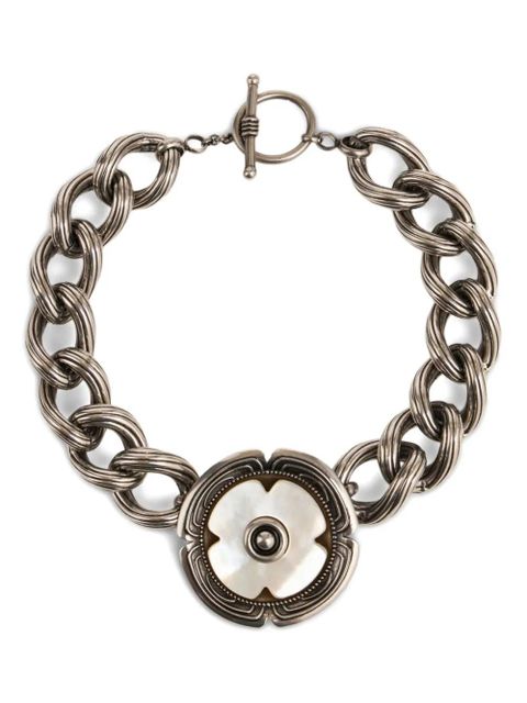 ETRO floral-motif necklace - Silver - zdjęcie produktu nr 1