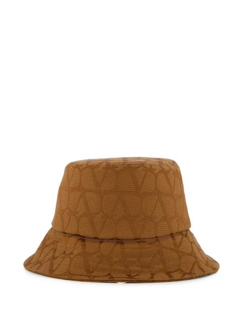 Valentino Garavani VLogo bucket hat - Brown - zdjęcie produktu nr 2