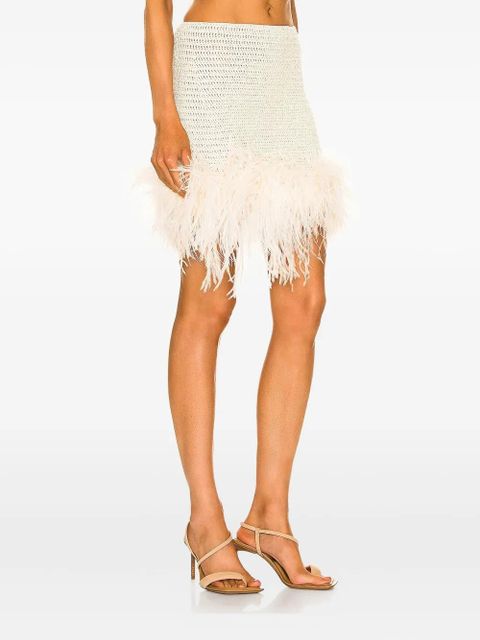 Magda Butrym feather-down mini skirt - Neutrals - zdjęcie produktu nr 2