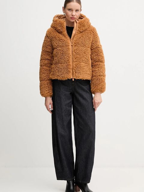 Save The Duck kurtka DADA kolor brązowy zimowa D32369W.CURL21