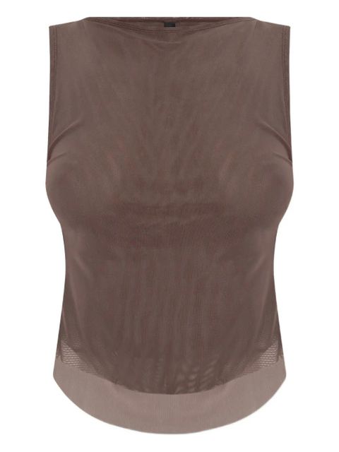 Bond-eye sleeveless top - Brown - zdjęcie produktu nr 1