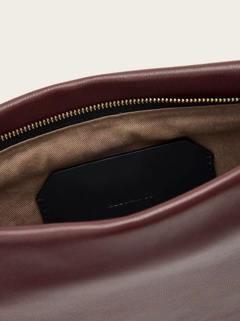 AllSaints kopertówka skórzana BETTINA kolor czerwony W647XD