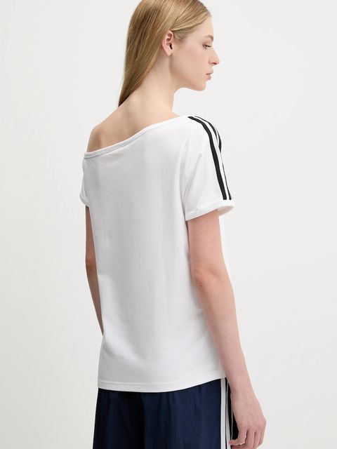adidas Originals t-shirt Offshoulder Tee damski kolor biały KC8795