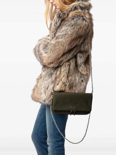 Zadig&Voltaire Rocky leather clutch bag - Green - zdjęcie produktu nr 2