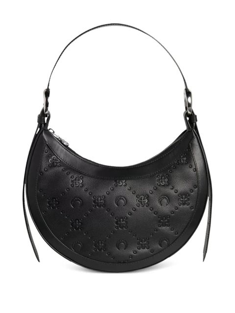 Marine Serre embossed-logo pattern handbag - Black - zdjęcie produktu nr 1