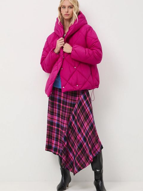 Medicine kurtka damska kolor fioletowy przejściowa