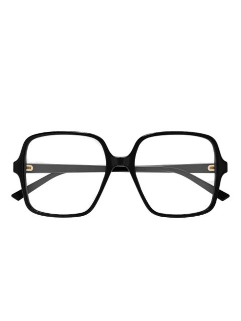 Gucci Eyewear logo-detail glasses - Black