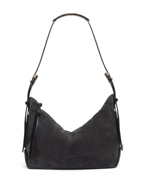 ISABEL MARANT Leyden suede shoulder bag - Grey