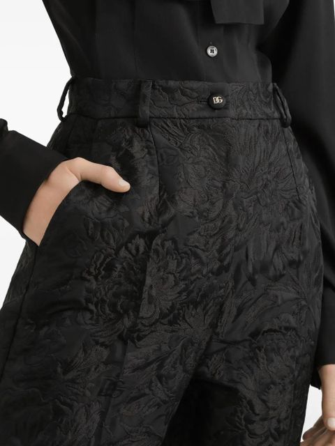 Dolce & Gabbana DNA jacquard trousers - Black