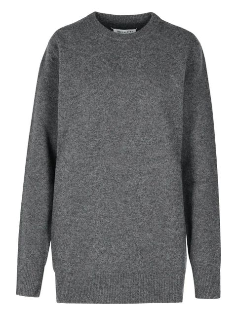 Maison Margiela ribbed crew neck sweater - Grey - zdjęcie produktu nr 1
