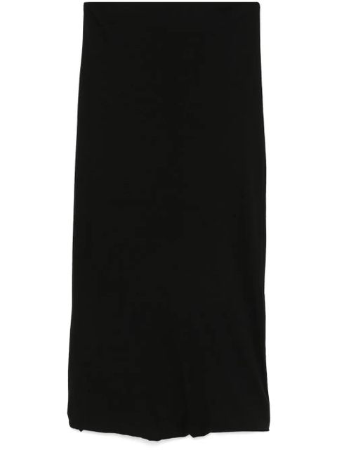 Jil Sander crepe midi skirt - Black - zdjęcie produktu nr 1