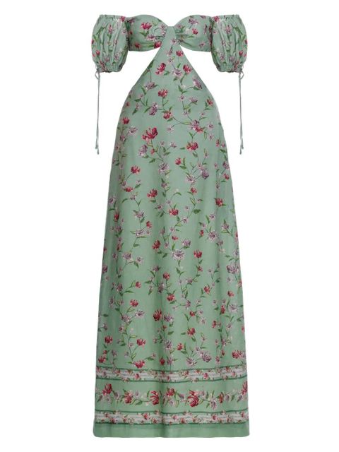 Agua By Agua Bendita Cielo Honeysuckle dress - Green - zdjęcie produktu nr 1