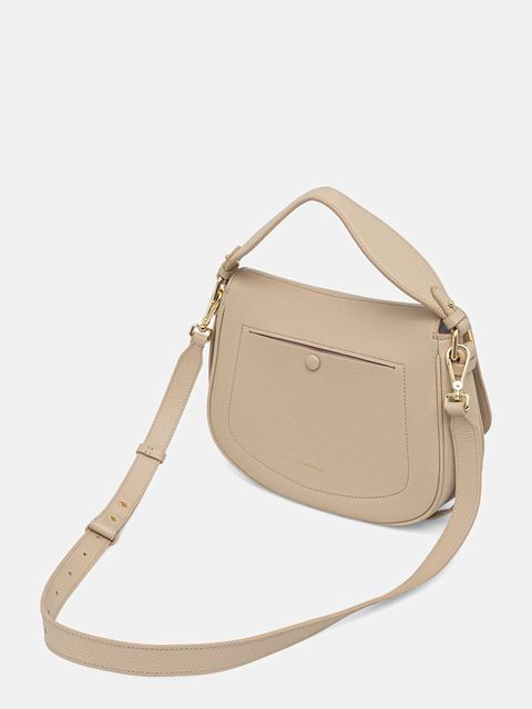 Coccinelle torebka skórzana MAVERY kolor beżowy E1 U7F 18 01 01