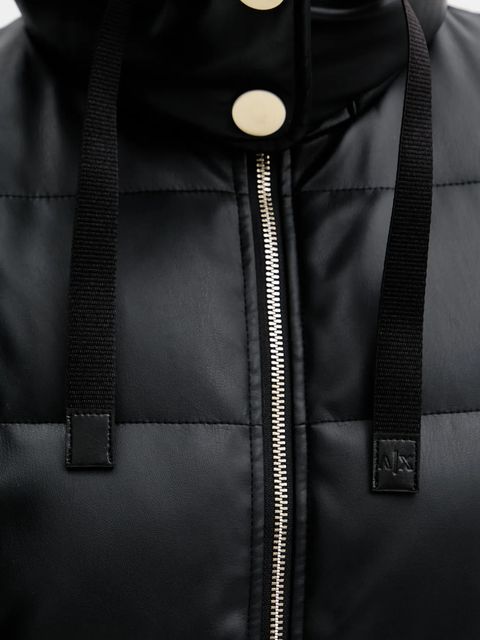 Armani Exchange kurtka kolor czarny zimowa oversize XW000673 AF16106