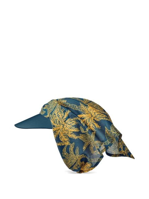 ERES Carlotta tropical-print visor - Blue - zdjęcie produktu nr 2