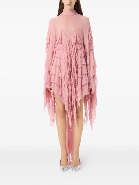 Blumarine ruffled mini dress - Pink - zdjęcie produktu nr 2