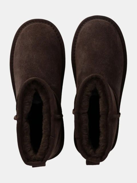 Answear.LAB śniegowce zamszowe kolor brązowy