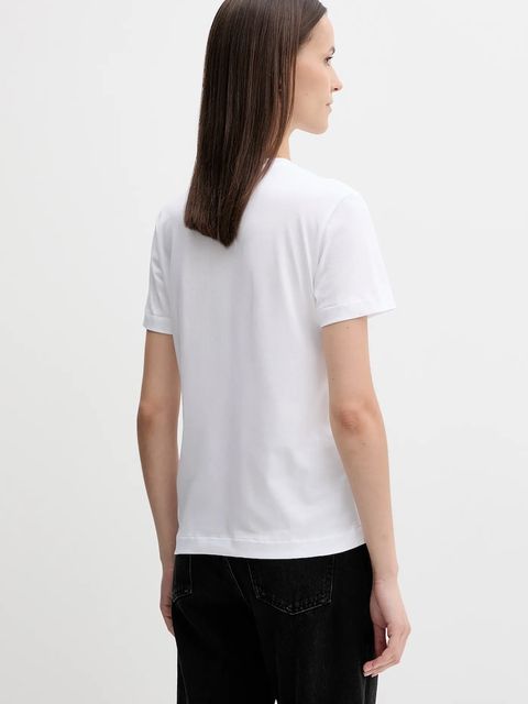 Calvin Klein Jeans t-shirt bawełniany damski kolor biały LV047C905G