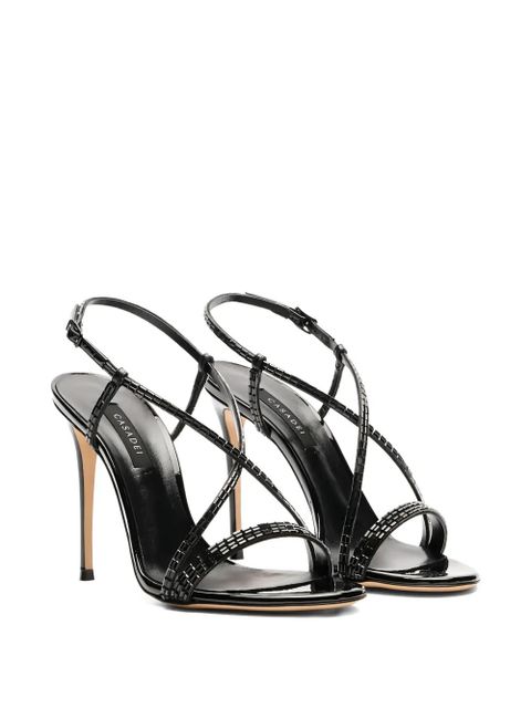 Casadei 100mm Starsway Julia sandals - Black - zdjęcie produktu nr 2