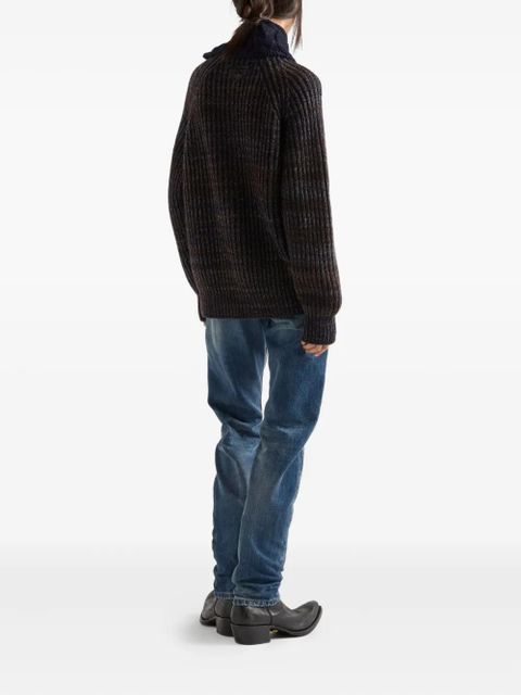 Prada crew-neck cardigan - Brown - zdjęcie produktu nr 2