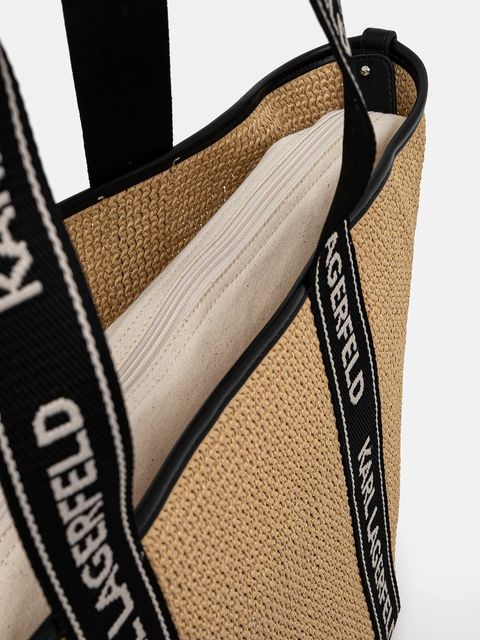 Karl Lagerfeld torebka K/ESSENTIAL kolor beżowy A1W46074