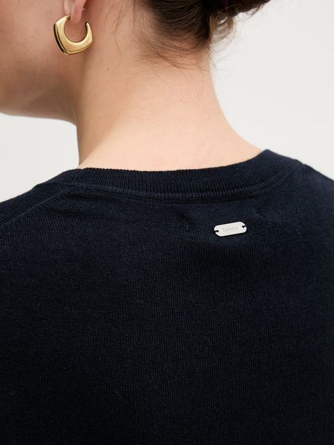 Barbour sweter z dodatkiem wełny Oakley