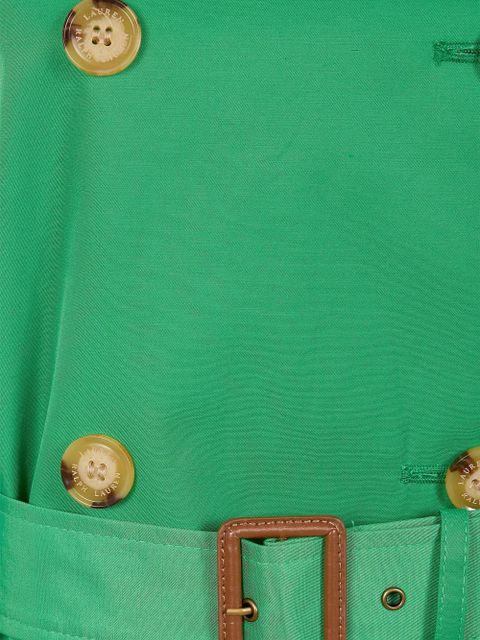 Lauren Ralph Lauren buttoned belted coat - Green - zdjęcie produktu nr 2