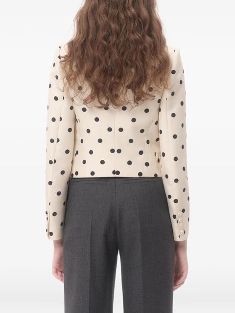 Valentino Garavani polka-dot blazer - Neutrals