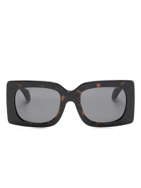 Versace Eyewear square-frame sunglasses - Brown - zdjęcie produktu nr 1