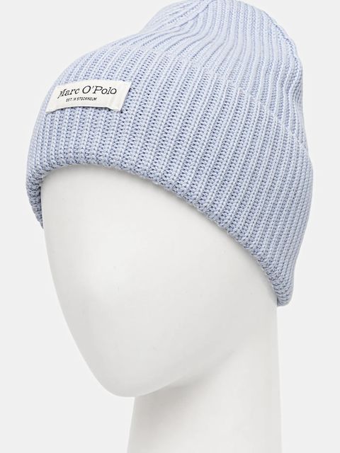 Marc O'Polo czapka kolor niebieski 600605901141
