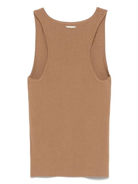 Michael Kors ribbed-knit tank top - Brown - zdjęcie produktu nr 2