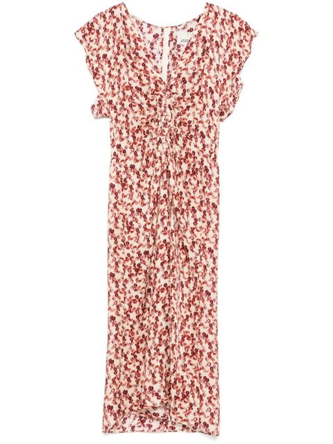 ISABEL MARANT Lyndsay midi dress - Neutrals - zdjęcie produktu nr 1