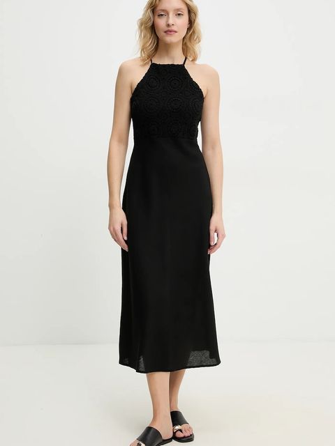 Answear.LAB sukienka z lnem - zdjęcie produktu nr 1