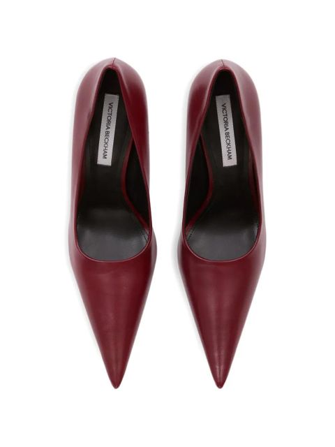 Victoria Beckham stiletto leather pumps - Red