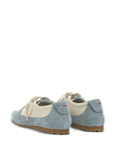 Aeyde Uma suede-panelled sneakers - Blue