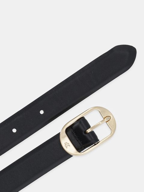 Calvin Klein pasek skórzany damski kolor czarny LV04K7014G - zdjęcie produktu nr 2