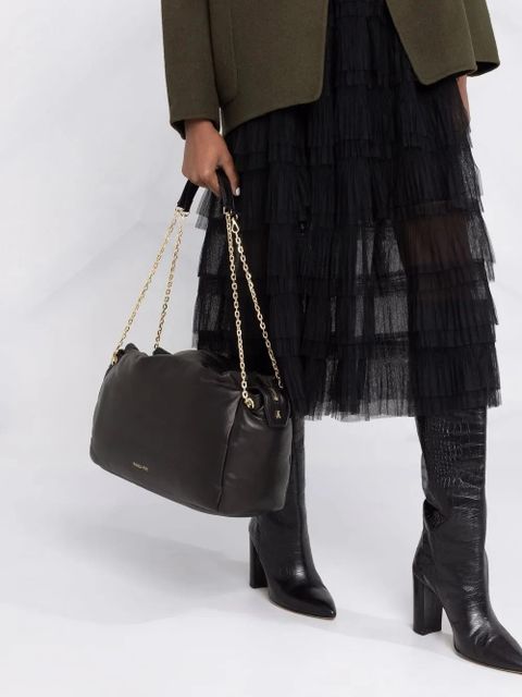 Maje layered tulle midi skirt - Black