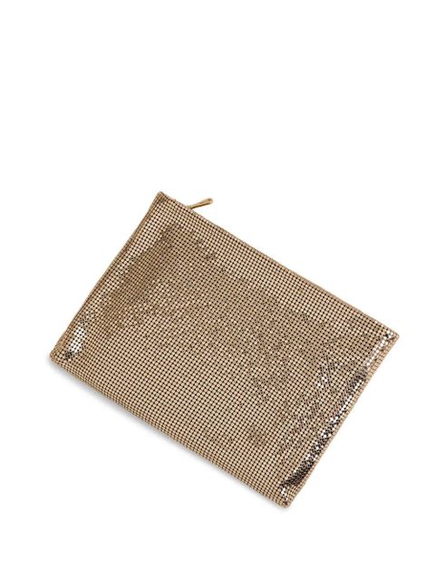 Rabanne mesh clutch bag - Gold