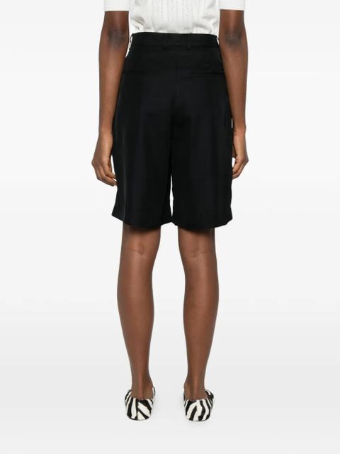 The Frankie Shop Marfa pleated shorts - Black