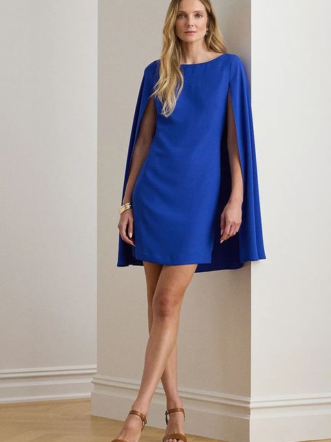 Lauren Ralph Lauren sukienka kolor niebieski midi dopasowana 253980921 - zdjęcie produktu nr 1