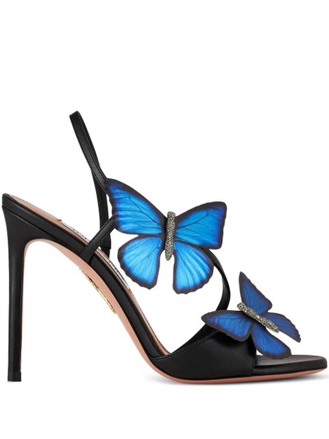 Aquazzura 105mm Babylon sandals - Black - zdjęcie produktu nr 1